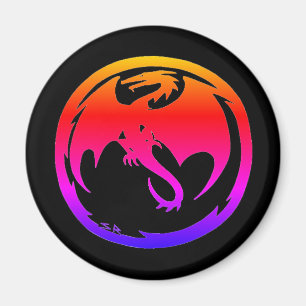 ネオンドラゴン黒磁石 マグネット