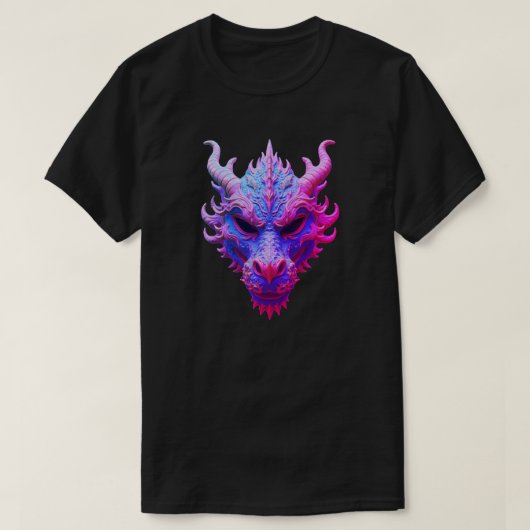 ネオンドラゴン Tシャツ (デザイン正面)