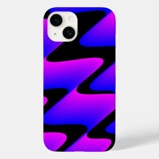 ネオンドリフトウェーブ Case-Mate iPhoneケース (裏面)