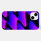 ネオンドリフトウェーブ Case-Mate iPhoneケース (裏面 (横))