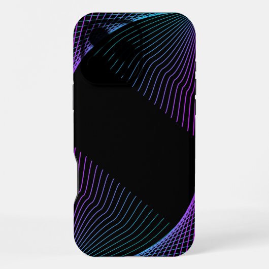 ネオンドリフトウェーブ iPhoneケース (裏面)