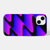 ネオンドリフトウェーブ iPhoneケース (裏面横)