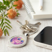 ネオンドリームガールフローラサングラス キーホルダー (側面)