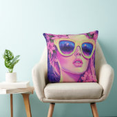 ネオンドリームガールフローラサングラス クッション (椅子)