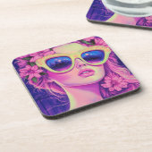 ネオンドリームガールフローラサングラス コースター (左側)