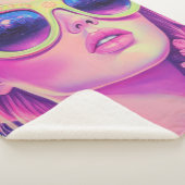 ネオンドリームガールフローラサングラス シェルパブランケット (3/4)