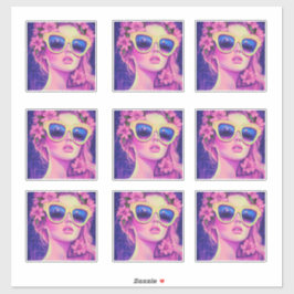 ネオンドリームガールフローラサングラス シール