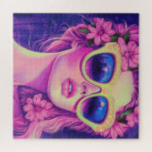 ネオンドリームガールフローラサングラス ジグソーパズル (横)