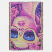 ネオンドリームガールフローラサングラス スローブランケット (正面縦)