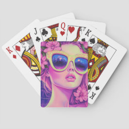 ネオンドリームガールフローラサングラス トランプ