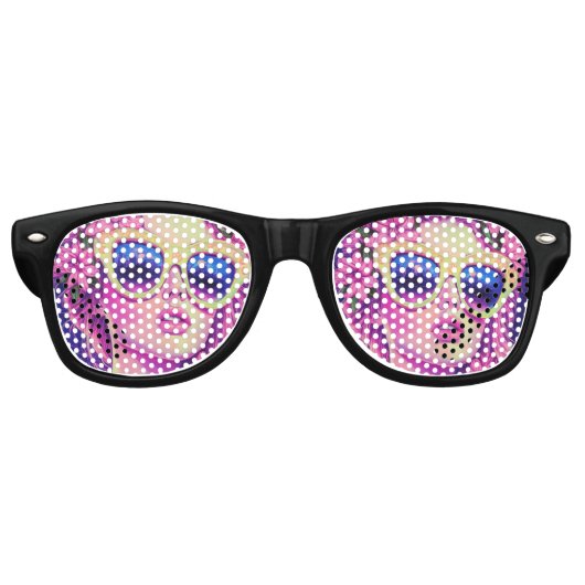 ネオンドリームガールフローラサングラス レトロサングラス (正面)