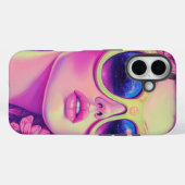 ネオンドリームガールフローラサングラス Case-Mate iPhoneケース (裏面 (横))