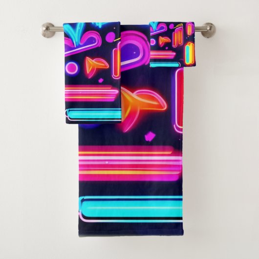 ネオンドリームスケープ交響曲 バスタオルセット (インサイチュ)