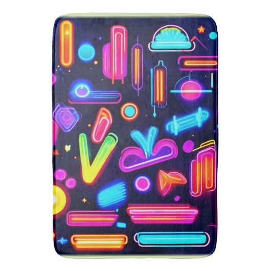 ネオンドリームスケープ交響曲 バスマット (正面縦)