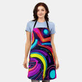 ネオンドリームスケープ エプロン (着用した状態)