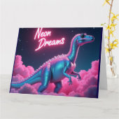 ネオンドリームス – 誕生日カード カード (黄色い花)