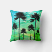 ネオンドリームパームツリーズ クッション (裏面)