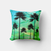 ネオンドリームパームツリーズ クッション (正面)