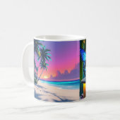 ネオンナイツバタフライカクテルバー コーヒーマグカップ (正面左)