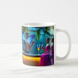 ネオンナイツバタフライカクテルバー コーヒーマグカップ