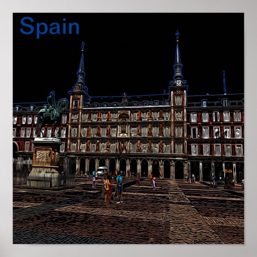 ネオンナイトアートオブマドリード ポスター (正面)