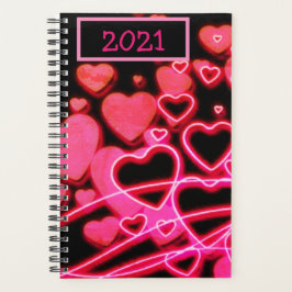 「ネオンナイトパーティー」ハートと愛 プランナー手帳