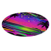 ネオンナイトビーチスケープ カッティングボード (角)