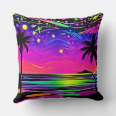 ネオンナイトビーチスケープ クッション (裏面)