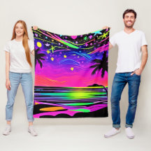 ネオンナイトビーチスケープ