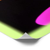 ネオンナイトビーチスケープ ポスター (角)