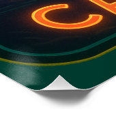 ネオンナマズプリント ポスター (コーナー)