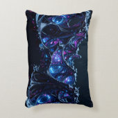 ネオンネクサス:織り込みテクノ構造オーガニック アクセントクッション (正面(垂直))