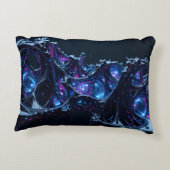 ネオンネクサス:織り込みテクノ構造オーガニック アクセントクッション (裏面)