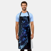 ネオンネクサス：織り込みテクノ構造オーガニック エプロン (着用した状態)