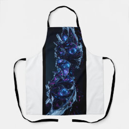 ネオンネクサス：織り込みテクノ構造オーガニック エプロン