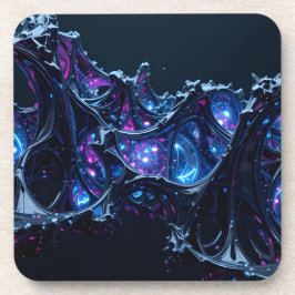 ネオンネクサス：織り込みテクノ構造オーガニック コースター