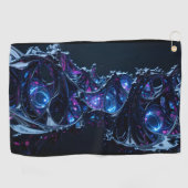 ネオンネクサス：織り込みテクノ構造オーガニック ゴルフタオル (横)