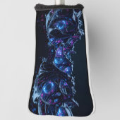 ネオンネクサス：織り込みテクノ構造オーガニック ゴルフヘッドカバー (回転90)