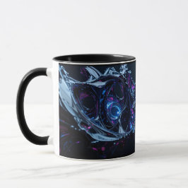 ネオンネクサス：織り込みテクノ構造オーガニック マグカップ