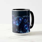 ネオンネクサス：織り込みテクノ構造オーガニック マグカップ (正面右)