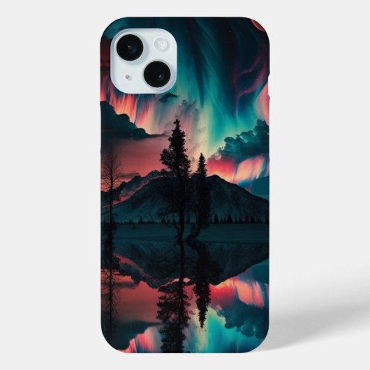 ネオンノーザンライツ Case-Mate iPhoneケース (裏面)