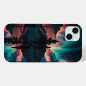 ネオンノーザンライツ Case-Mate iPhoneケース (裏面 (横))