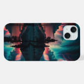 ネオンノーザンライツ iPhoneケース (裏面横)