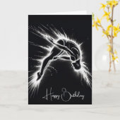 ネオンハイダイバーオンブラック カード (黄色い花)