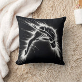 ネオンハイダイバーオンブラック クッション (ブランケット)