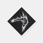 ネオンハイダイバーオンブラック スタンダードカクテルナプキン (角)