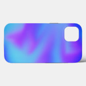 ネオンハカラフルブルーパープル渦巻き Case-Mate iPhoneケース (裏面 (横))