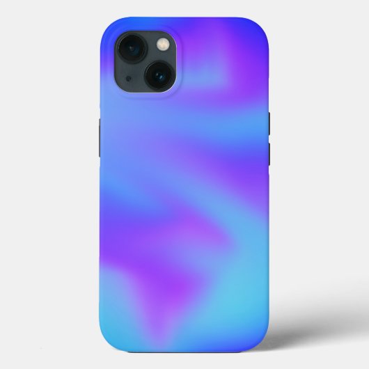 ネオンハカラフルブルーパープル渦巻き Case-Mate iPhoneケース (裏面)