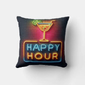 ネオンハッピーアワーサイン クッション (裏面)