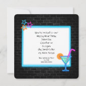 ネオンハッピーアワーパーティ 招待状 (裏面)